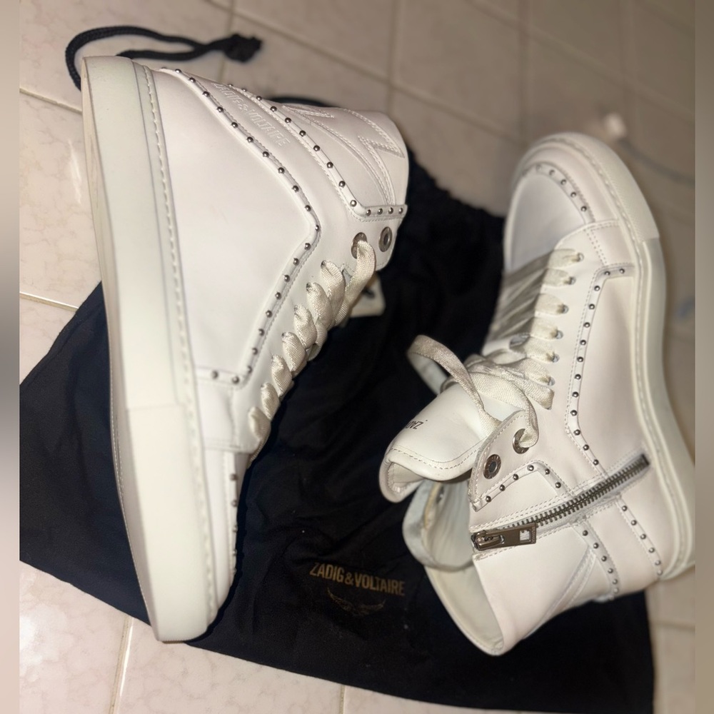 ZADIG & VOLTAIRE sneakers new sz 37 - Picture 5 of 12